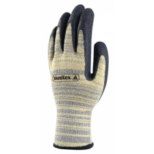 Delta Kesztyű Venicut52 kötött kevlár/üvegszál tenyerén latex bevonat yellow/black 07 védőkesztyű
