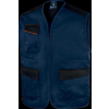 Delta Mellény mach 1 poliészter/pamut, navy/orange, 3XL