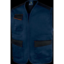 Delta Mellény mach 1 poliészter/pamut, navy/orange, 3XL munkaruha