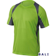 Delta Póló Bicolor sport és szabadidő lélegző könnyű green/grey 3XL