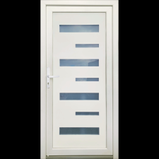 Delta W5K ZEBRA7 100X210CM MŰANYAG BEJÁRATI AJTÓ BAL, SAVMART ÜVEGGEL nyílászáró
