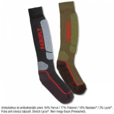 Delta Zokni téli antisztatikus és antibakteriális black/grey 39-42