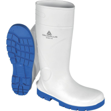 DeltaPlus Kemis bélelt munkavédelmi csizma fehér/kék színben S4 munkavédelmi cipő