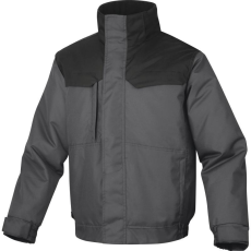 DeltaPlus Northwood3 munkavédelmi kabát szürke-fekete színben