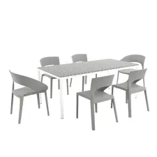  Delusso Pal 7 részes szett Neutral Grey kerti bútor