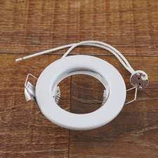 DELUX Halogén lámpatest 50W fix fehér spot lámpa MR16 - deLux DEL1091 világítás