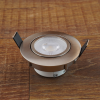 DELUX LED beépíthető spot lámpa, nikkel, 7W, 600Lm, 100-240V, d=75mm, 4000K, 120fok - deLux DEL1550