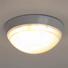 DELUX LED lámpatest, kerek, opál, 2xE27, IP65, max. 2x25W - Nicky deLux DEL307 világítás