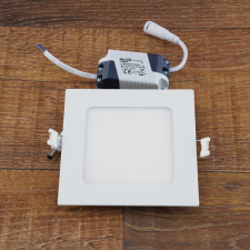 DELUX LED panel négyszögletes süllyesztett 6W 420lm 3000K IP20 - deLux DEL1272 világítás