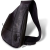 Deluxe Quantum 4street sling bag deluxe 30x45cm fekete oldaltáska
