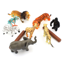 Deluxebase figurakészlet, jumbo, Safari, 10 db játékfigura