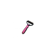  Dematting Comb Kutya kefe, Nagy rózsaszín kutyafésű