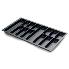 Demos Evőeszköztartó Classico Kristall softTouch 100 (922x474 mm) fekete papírárú, csomagoló és tárolóeszköz
