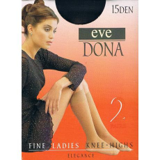  DENISA elaszt. térdfix DBL.COMF.TOP 15 DEN, 2 pár