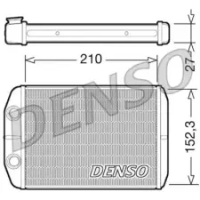 Denso Hőcserélő, belső tér fűtés DRR09073 autóalkatrész