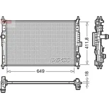 Denso hűtő, motorhűtés DRM21103 autóalkatrész