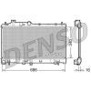 Denso hűtő, motorhűtés DRM36007