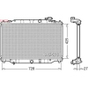 Denso hűtő, motorhűtés DRM44040