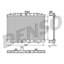 Denso hűtő, motorhűtés DRM46006 autóalkatrész