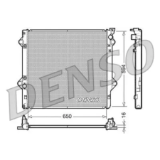 Denso hűtő, motorhűtés DRM50036 autóalkatrész