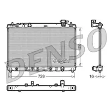 Denso hűtő, motorhűtés DRM50041 autóalkatrész
