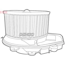 Denso Utastér-ventilátor DEA02002 autóalkatrész