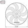 Denso ventilátor, motorhűtés DER02006