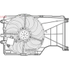 Denso ventilátor, motorhűtés DER20001