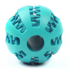  Denta Fun menta ízesítésű fogtisztító gumilabda, 7 cm, világoskék játék kutyáknak