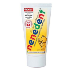 Dentinox Nenedent eper-málna ízű fogkrém fluoriddal 50ml fogkrém