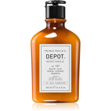 Depot No. 107 White Clay Sebum Control Shampoo tisztító sampon zsíros hajra és fejbőrre 250 ml sampon