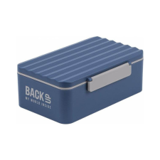 DERFORM BackUp műanyag csatos uzsonnás doboz - Sötétkék-szürke (SB6C58) uzsonnás doboz