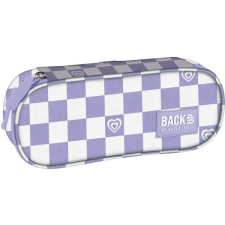 DERFORM BackUp ovális tolltartó - Purple Checked tolltartó
