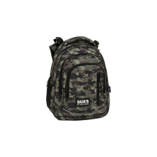 DERFORM BackUp terepmintás iskolatáska, hátizsák - 3 rekeszes - Army - GROW WITH ME (PLB5R33) iskolatáska
