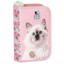 DERFORM Cleo és Frank cicás kihajtható tolltartó felszerelt - Sweet Heart tolltartó