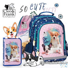 DERFORM Cleo és Frank kutyás iskolatáska hátizsák SZETT - So Cute iskolatáska