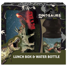 DERFORM Dinoszauruszos uzsonnás doboz és kulacs szett - Big T-Rex babaétkészlet