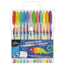 DERFORM Kidea 12 színű zselés toll - fluoreszkáló toll