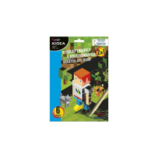 DERFORM Kidea 2 az 1-ben képkarcoló és színező készlet - Pixel kreatív és készségfejlesztő