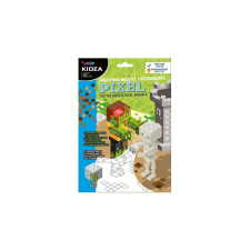 DERFORM Kidea mozaikkép készítő készlet - Pixel - állatok (MOKPKA) kreatív és készségfejlesztő