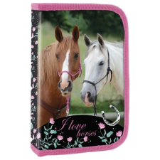 DERFORM Lovas tolltartó - I love horses - Fekete tolltartó