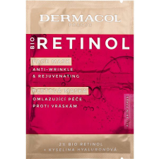 Dermacol Bio Retinol, 2 × 8ml arcpakolás, arcmaszk