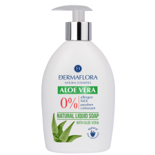 Dermaflora 0% folyékony szappan aloe vera 400 ml tisztító- és takarítószer, higiénia