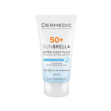 Dermedic Sunbrella Ultra-light fényvédő FLUID SPF50+ rozáciás bőrre (40ml) naptej, napolaj