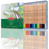 Derwent Academy Watercolour Pencils Tin fémdobozban, hatszögletű, 24 színű