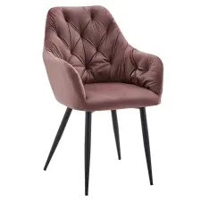  Design fotel, sötét rózsaszín Velvet szövet, VERIO NEW bútor