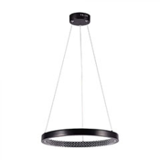  Design LED csillár (19W), fekete színű - természetes fehér világítás