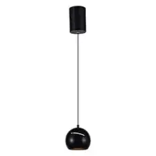  Design LED függeszték (8.5W), fekete színű - meleg fehér, érintéssel vezérelhető világítás