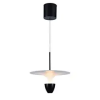  Design LED függeszték (9W), fekete-fehér színű - meleg fehér