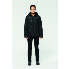 Designed To Work Uniszex kabát Designed To Work WK650 Hooded performance parka -2XL, Black női dzseki, kabát